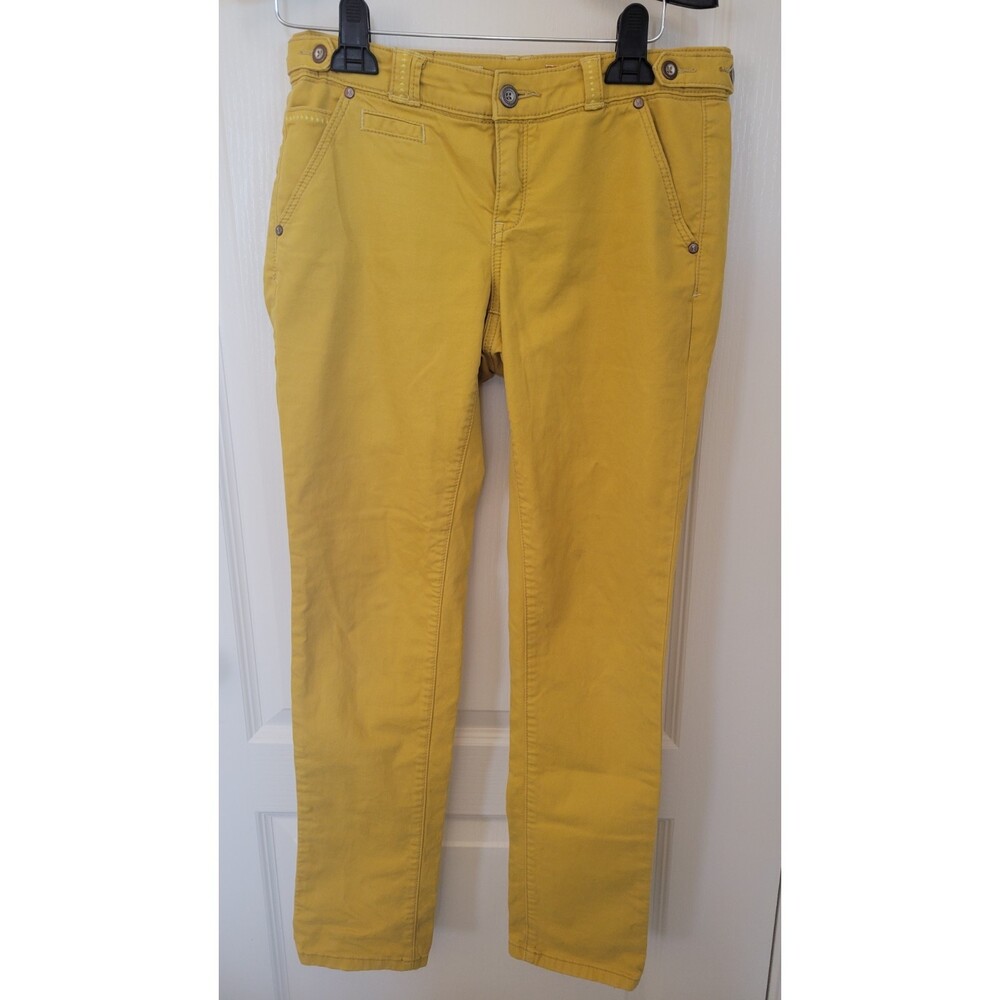 Women's Athropologie x Pilcro and the Letterpress Yellow Pants